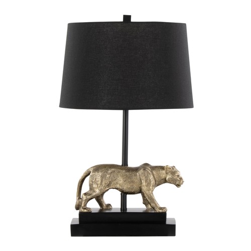 Panther 26" Polyresin Table Lamp - Set Of 2